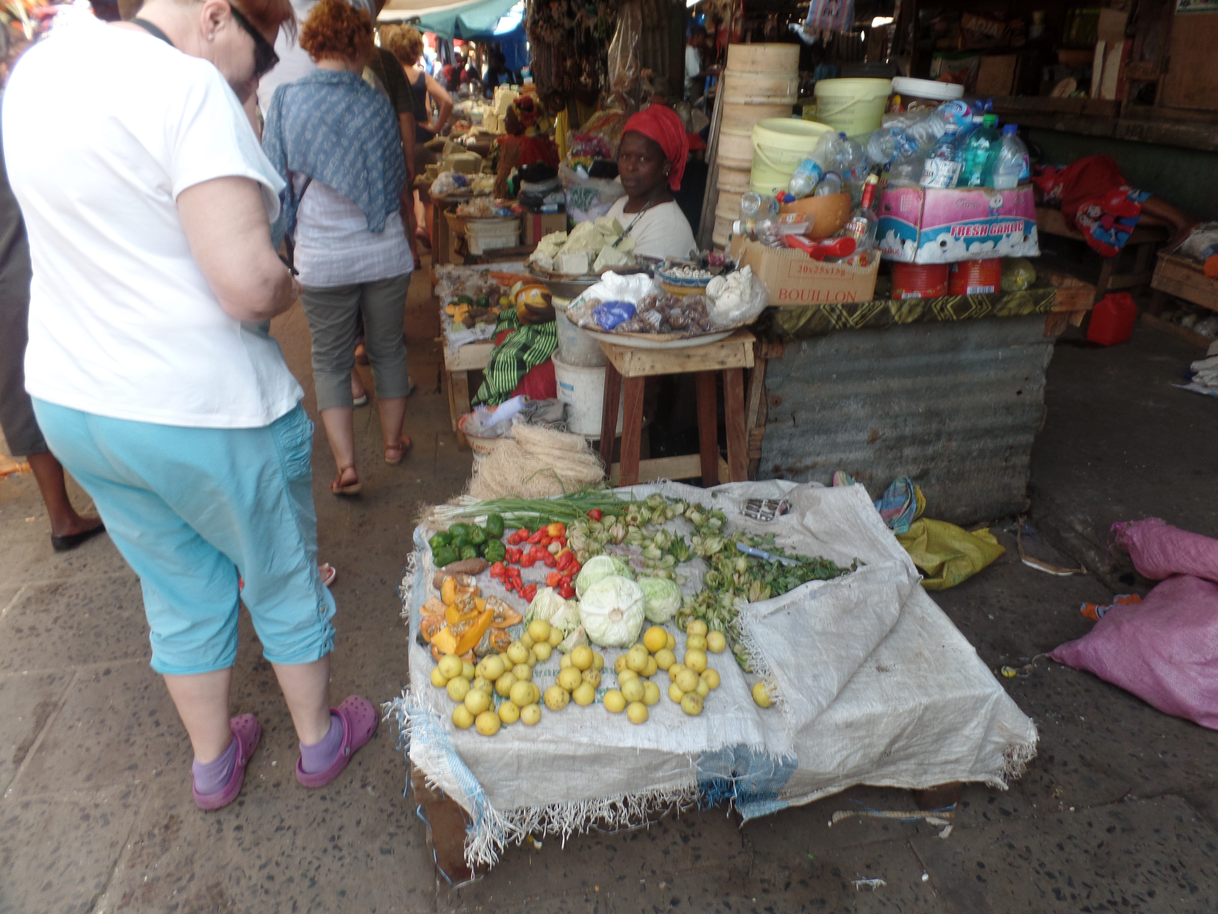 Wizyta na miejscowym bazarze